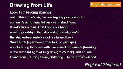 Reginald Shepherd - Drawing from Life