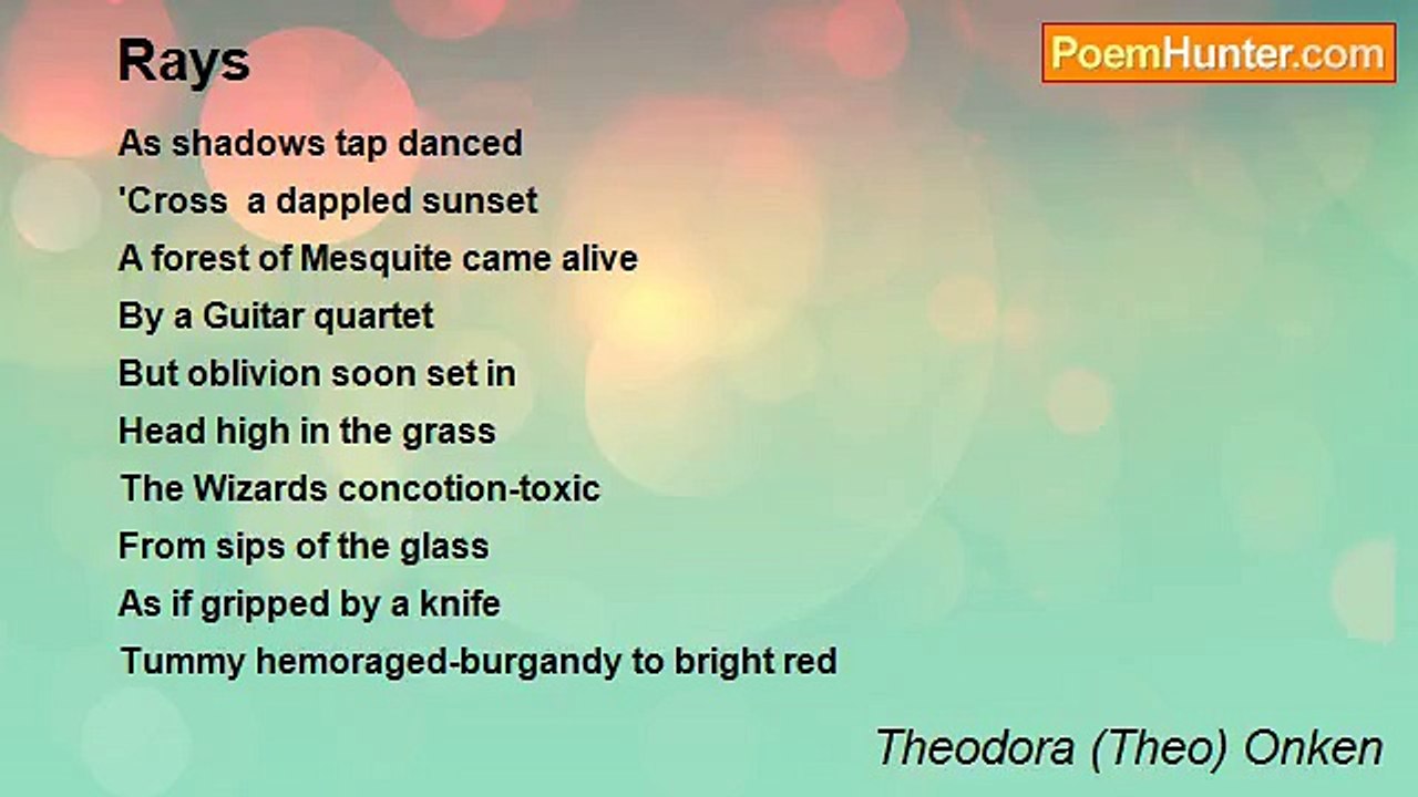 Theodora (Theo) Onken - Rays