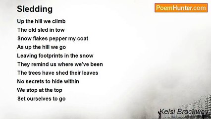 Kelsi Brockway - Sledding