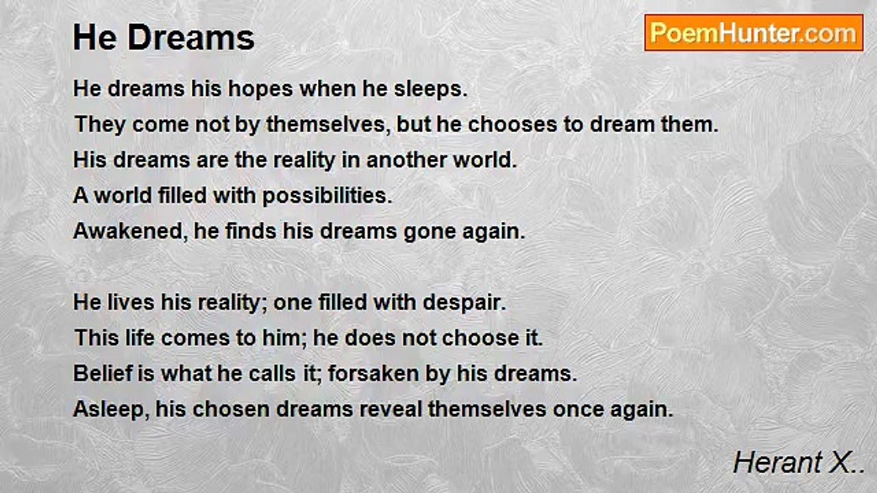 Herant X.. - He Dreams