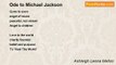 Ashleigh Leona Mellon - Ode to Michael Jackson
