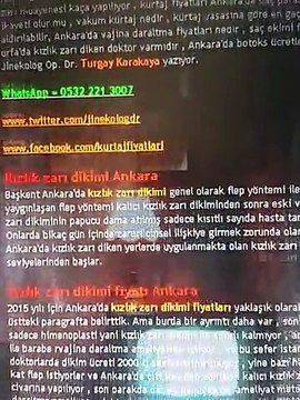 Kızlık zarı dikimi Ankara