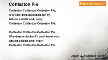 Alan Alexander Milne - Cottleston Pie