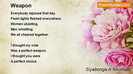 Siyabonga A Nxumalo - Weapon