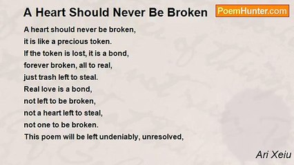 Ari Xeiu - A Heart Should Never Be Broken