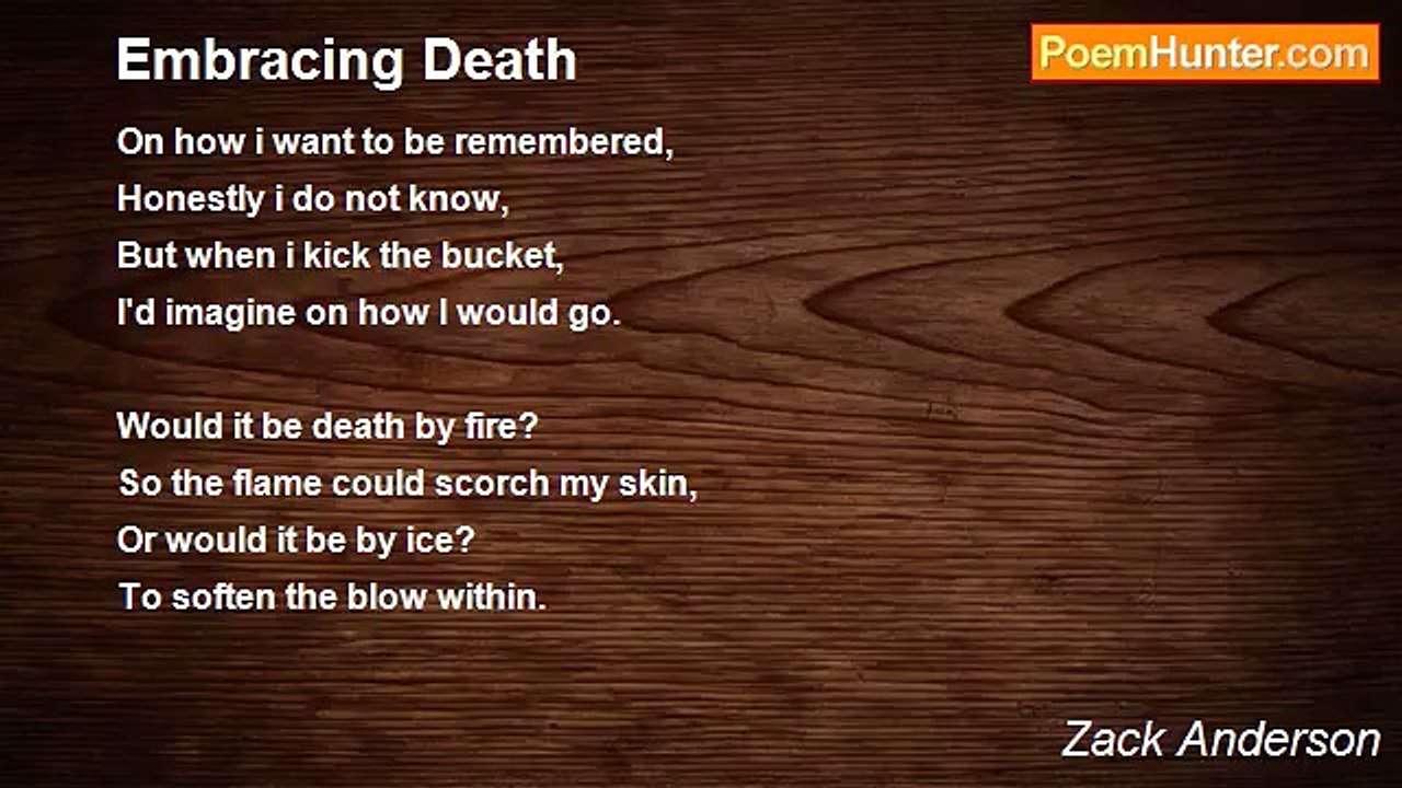 Zack Anderson - Embracing Death