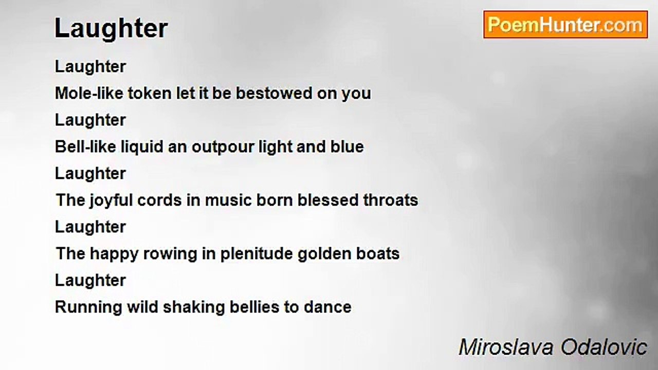 Miroslava Odalovic - Laughter