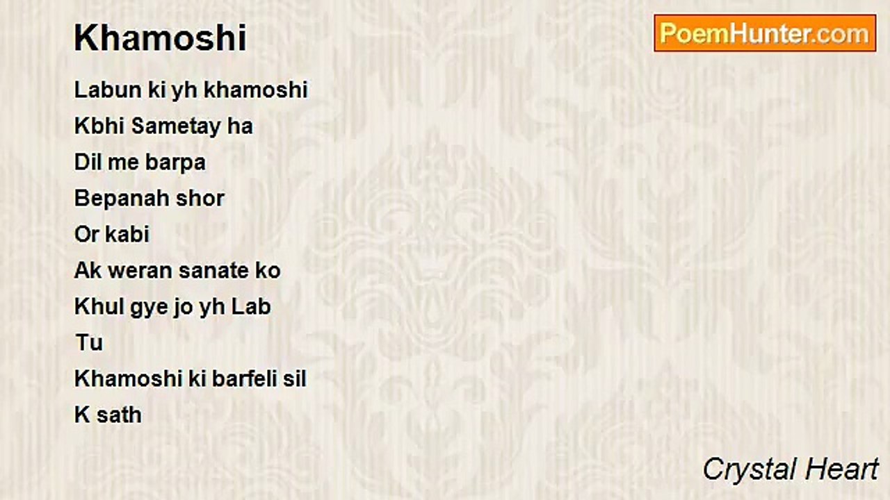 Crystal Heart - Khamoshi