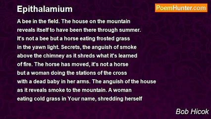 Bob Hicok - Epithalamium