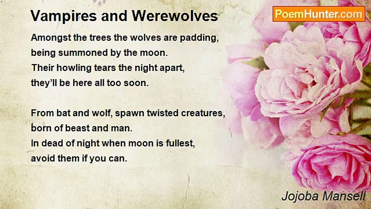 Jojoba Mansell - Vampires and Werewolves