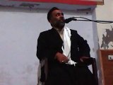 جامعہ ہذا کے سالانہ عشرہ سجادیہ کی دوسری مجلس عزا سے علامہ محمد تقعی دانش خطاب کرتے ہوئے