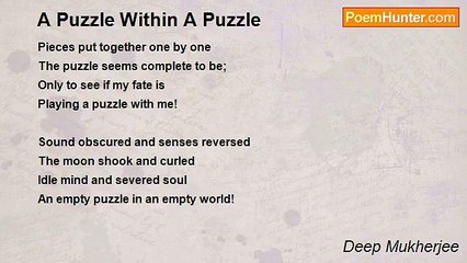 Deep Mukherjee - A Puzzle Within A Puzzle