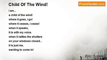 Eric Cockrell - Child Of The Wind!