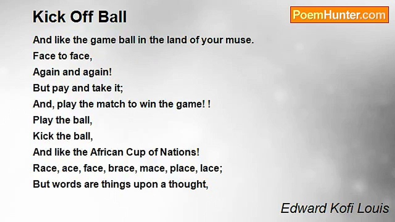 Edward Kofi Louis - Kick Off Ball