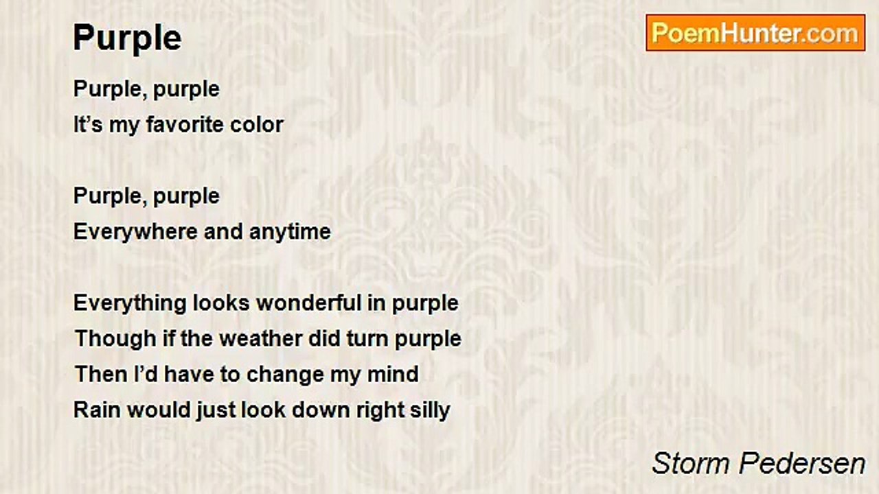Storm Pedersen - Purple