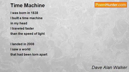 Dave Alan Walker - Time Machine