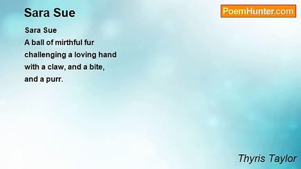 Thyris Taylor - Sara Sue