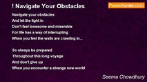 Seema Chowdhury - Navigate Your Obstacles