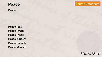 Hamdi Omar - Peace