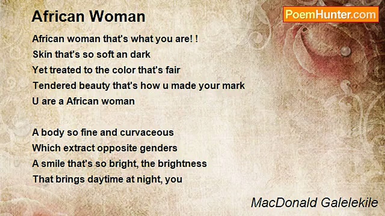 MacDonald Galelekile - African Woman