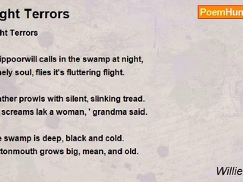 Willie Walker - Night Terrors