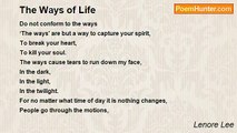 Lenore Lee - The Ways of Life