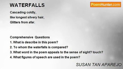 SUSAN TAN APAREJO - WATERFALLS