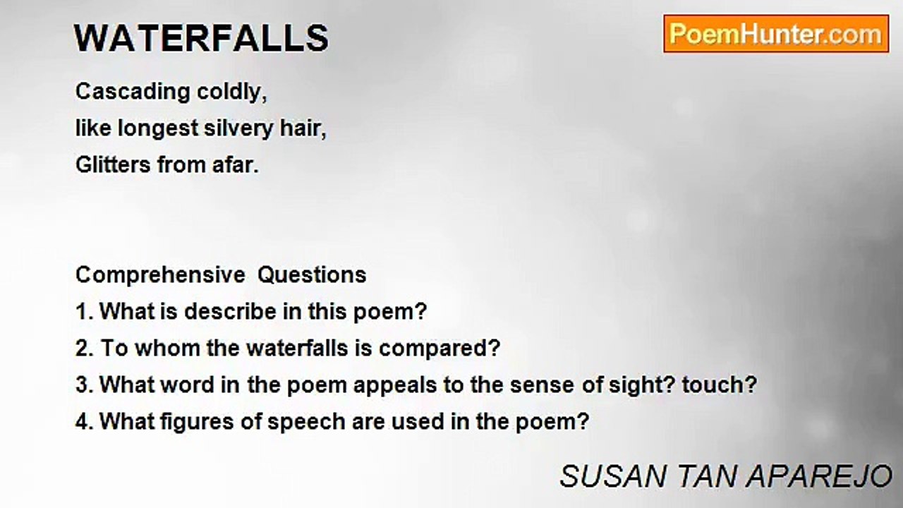 SUSAN TAN APAREJO - WATERFALLS