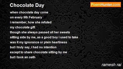 ramesh rai - Chocolate Day