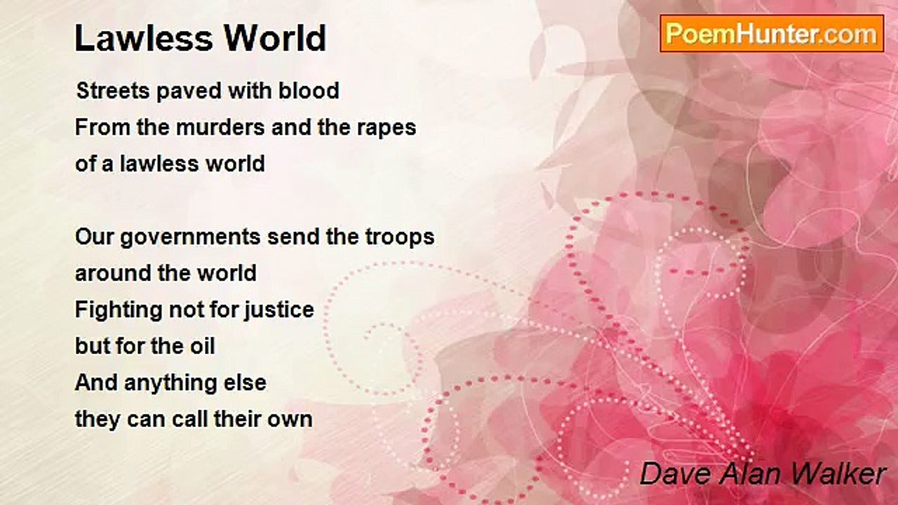 Dave Alan Walker - Lawless World