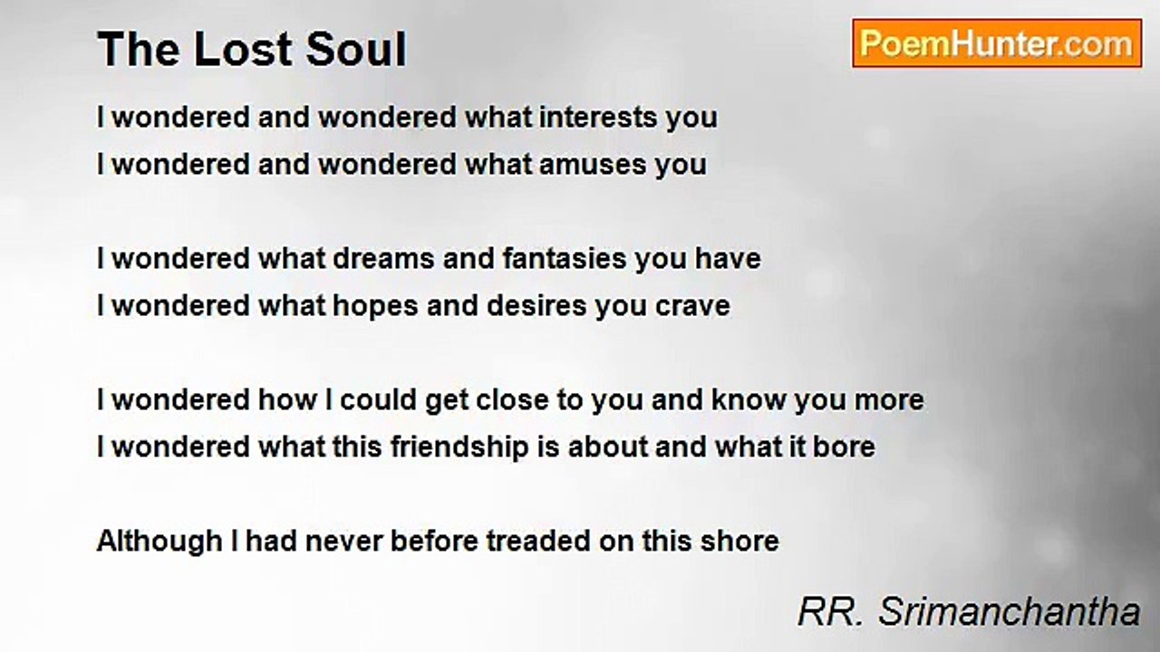 RR. Srimanchantha - The Lost Soul