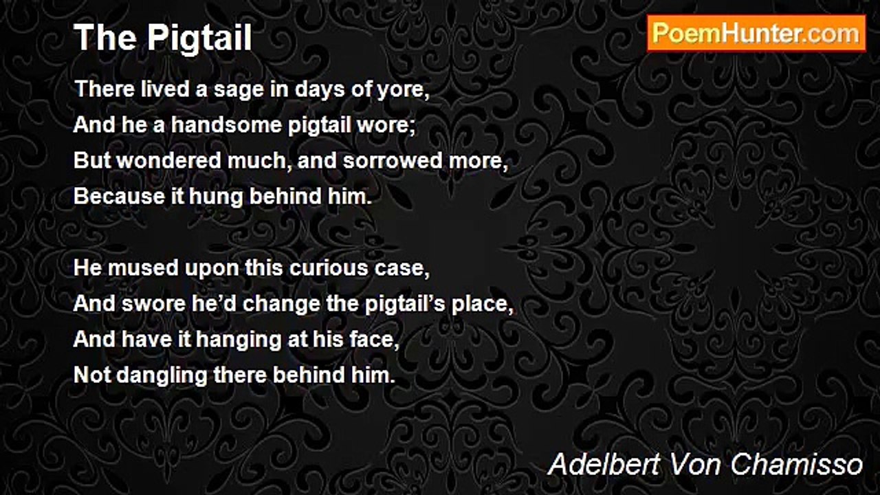 Adelbert Von Chamisso - The Pigtail