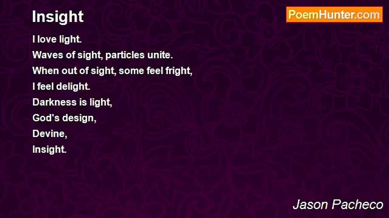 Jason Pacheco - Insight