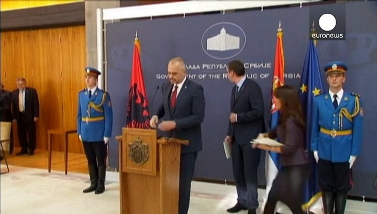 Streit um kosovo: albanischer regierungschef sorgt für verärgerung bei serbienbesuch