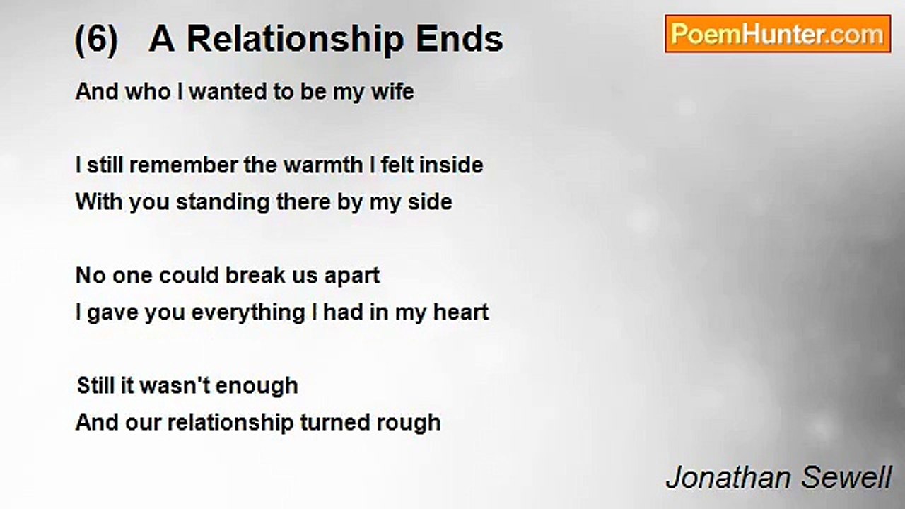 Jonathan Sewell - (6)   A Relationship Ends