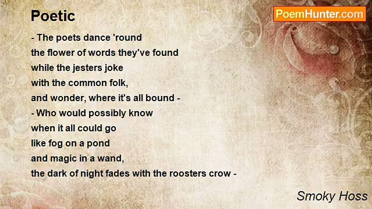 Smoky Hoss - Poetic