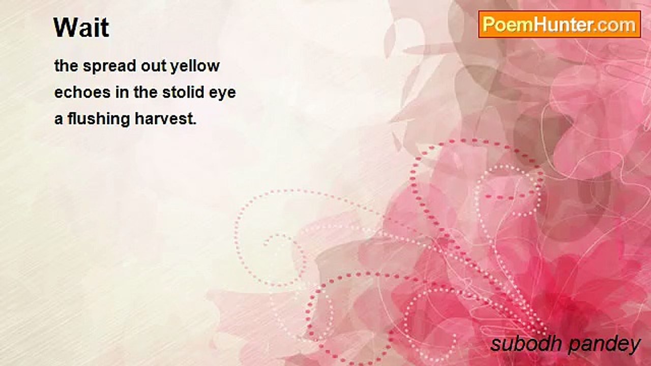subodh pandey - Wait