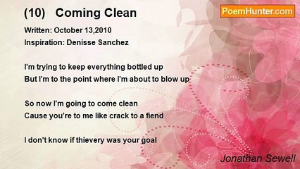 Jonathan Sewell - (10)   Coming Clean