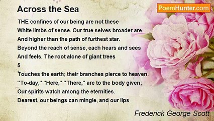 Frederick George Scott - Across the Sea