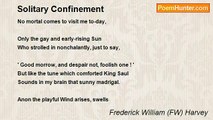 Frederick William (FW) Harvey - Solitary Confinement