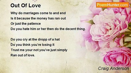 Craig Anderson - Out Of Love