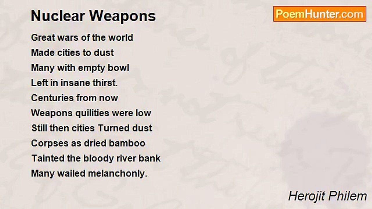 Herojit Philem - Nuclear Weapons