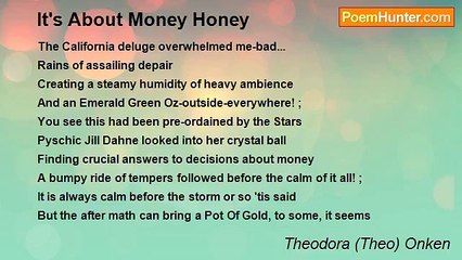 Theodora (Theo) Onken - It's About Money Honey