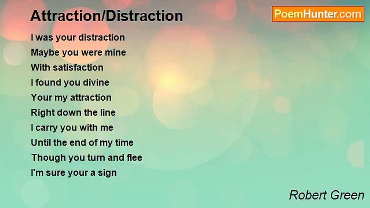 Robert Green - Attraction/Distraction