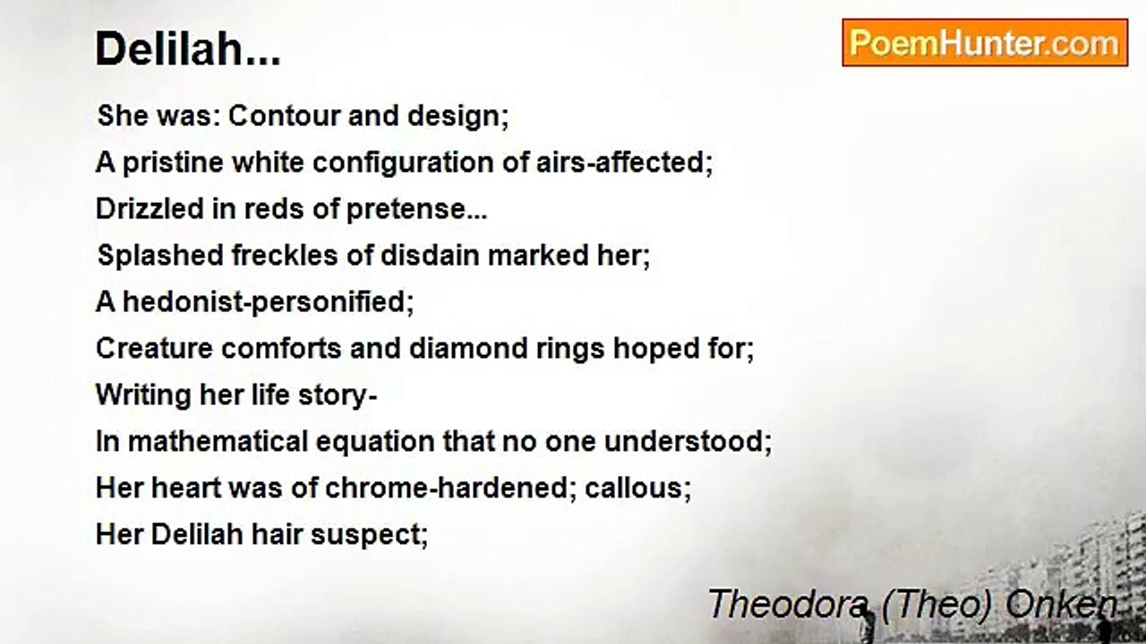 Theodora (Theo) Onken - Delilah...
