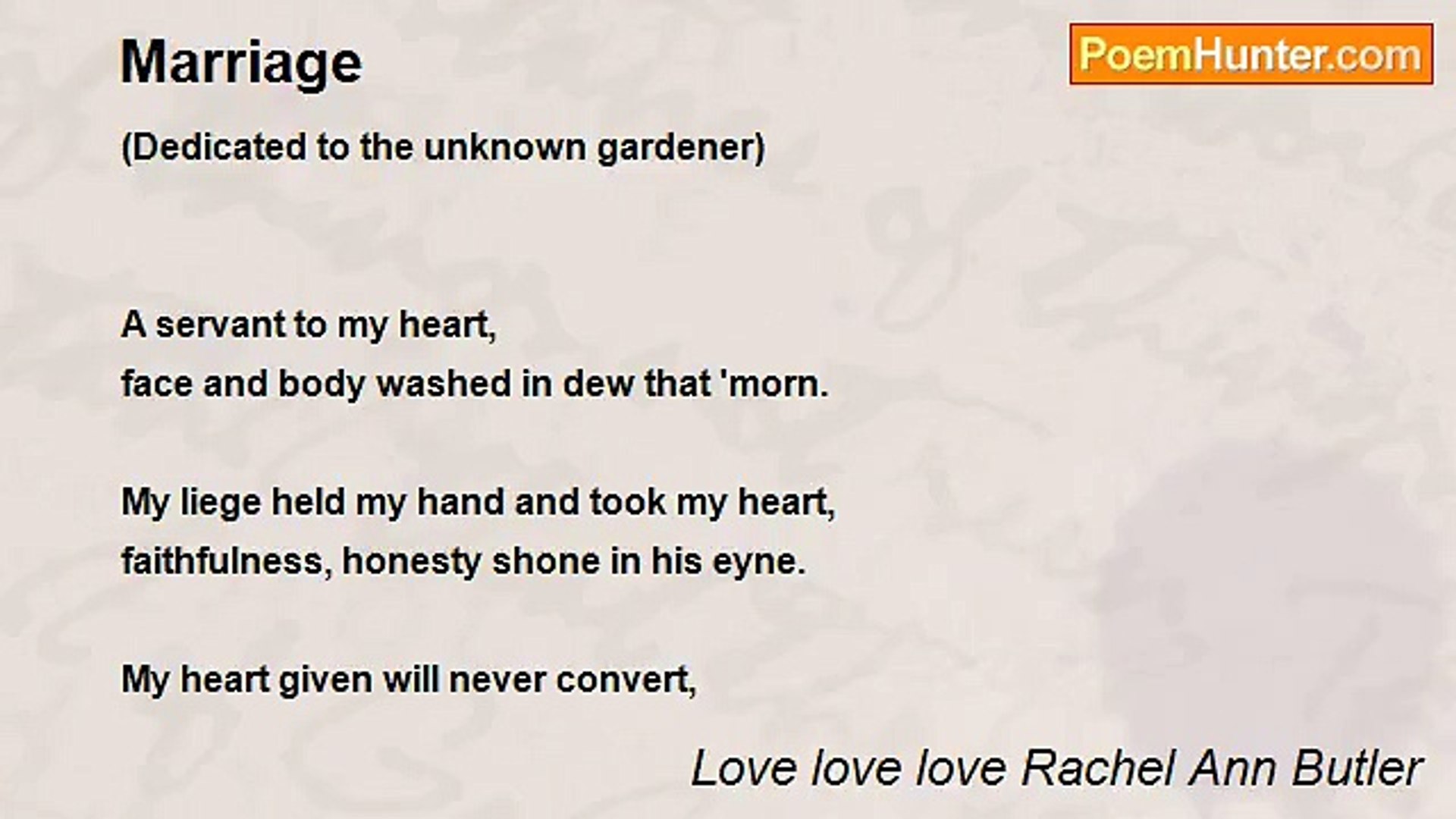 ⁣Love love love Rachel Ann Butler - Marriage