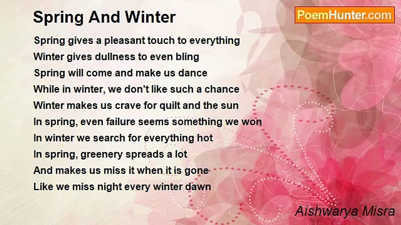 Aishwarya Misra - Spring And Winter