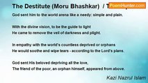 Kazi Nazrul Islam - The Destitute (Moru Bhashkar)  / The hapless