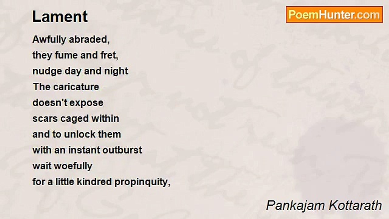 Pankajam Kottarath - Lament