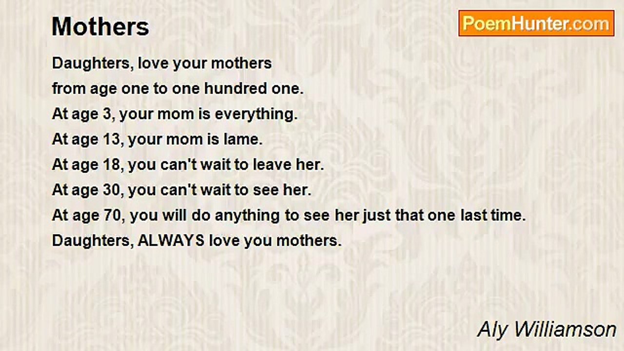 Aly Williamson - Mothers